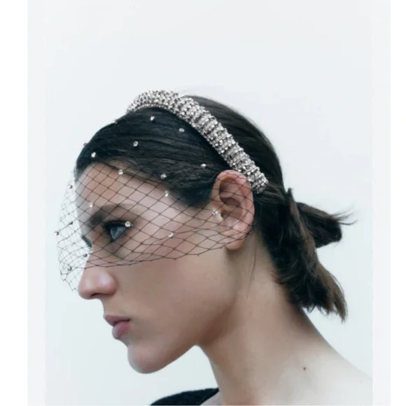 Zara rhinestone headband online
